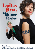 ladies first,
männer förster - plakat